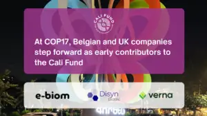 At COP17, Belgian and UK companies step forward as early contributors to the Cali Fund